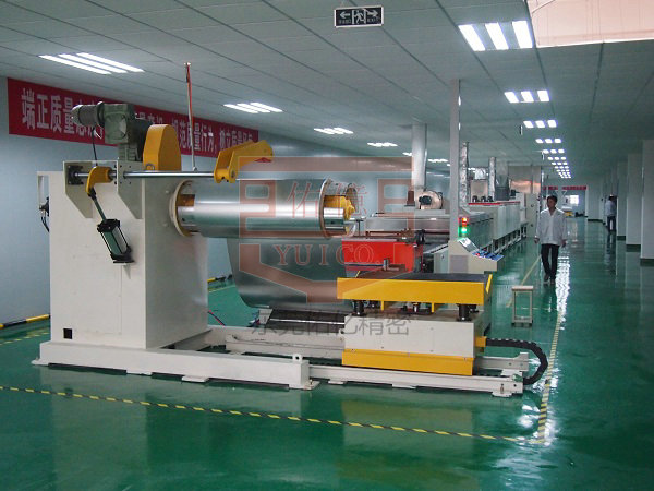 1.6米材料架整平機貼膜機收料機生產線